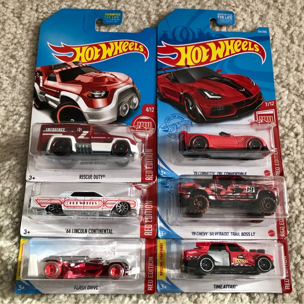 Hot Wheels Target Red Edition Exclusive Cars